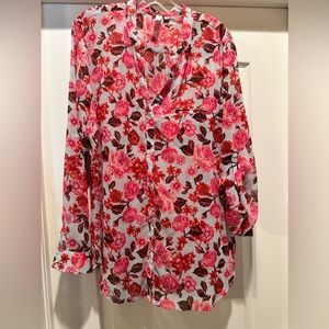 Kut from the Kloth chiffon blouse xl Like New